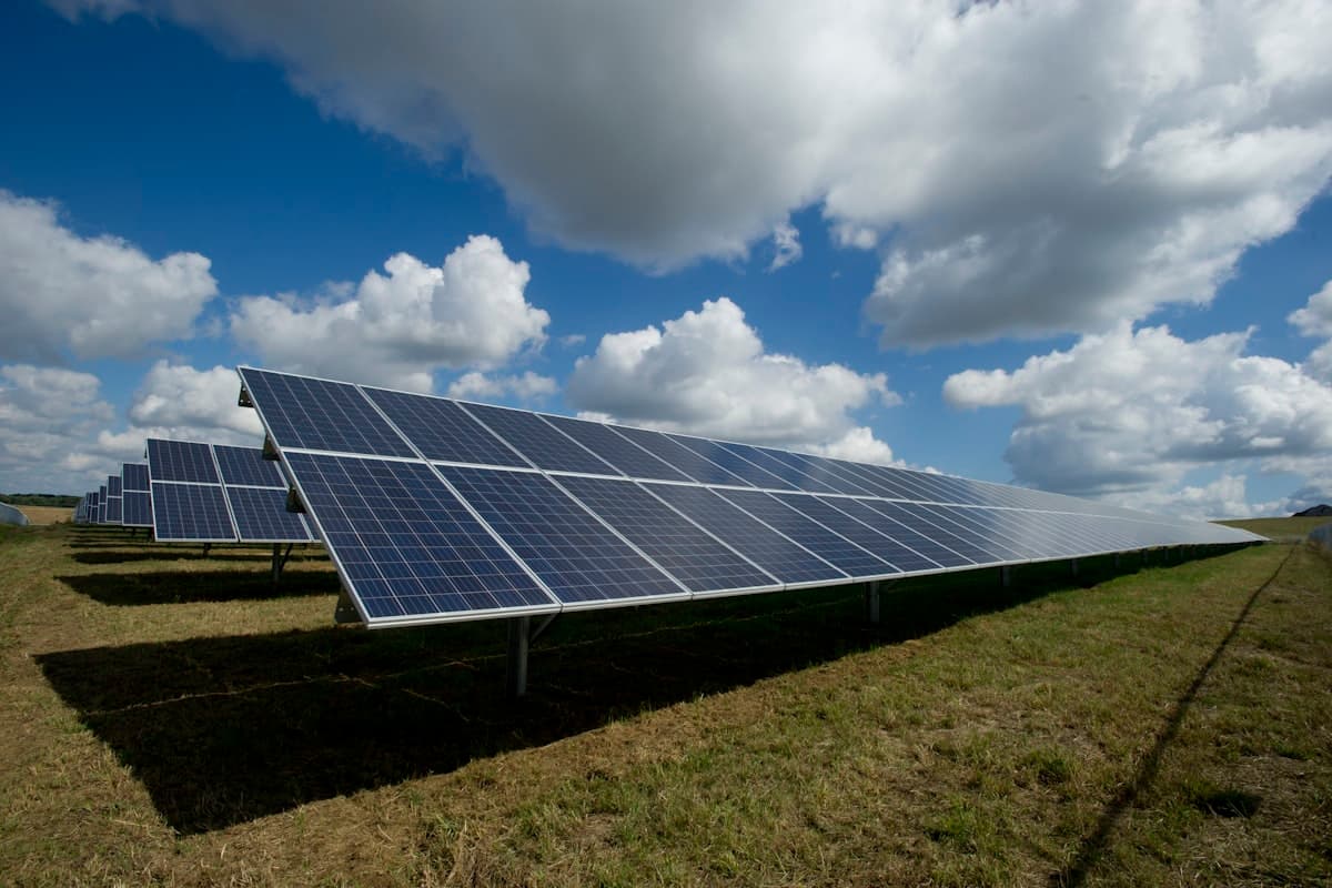 Large-scale ground-mount solar farm