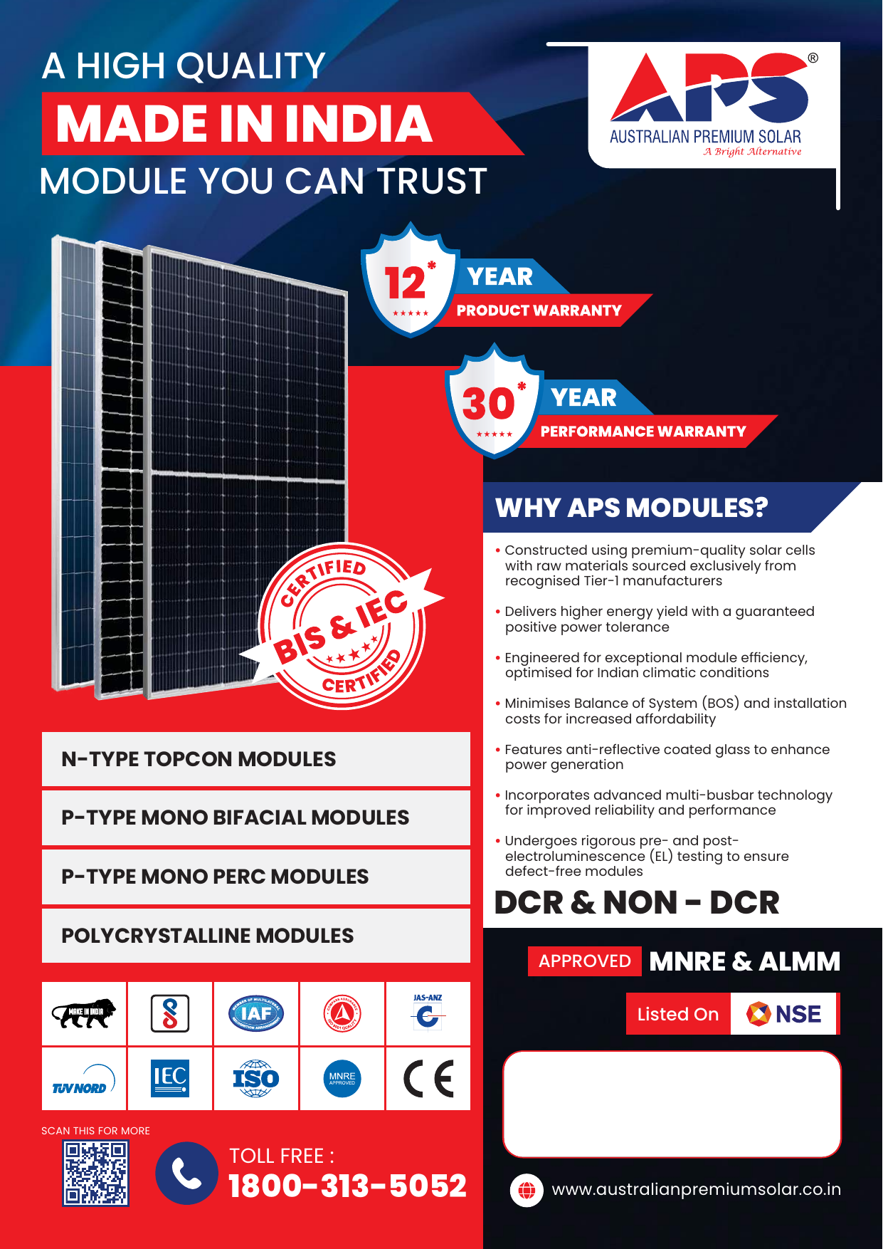 APS Solar Modules